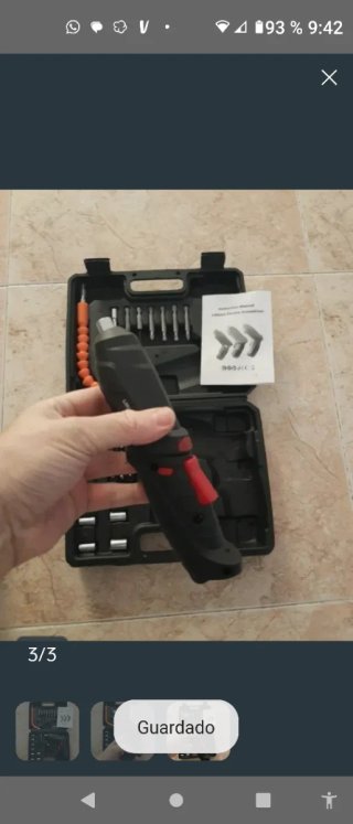 Set Destornillador Eléctrico Batería