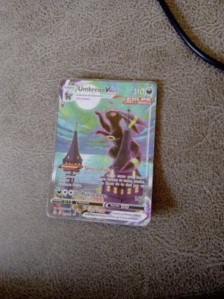 Carta Pokémon Umbreon VMAX 310 HP GOLPE BRUSCO
