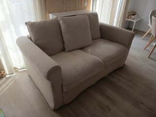 Sofá 2 plazas Ikea Gronlid Grönlid Beige Sporda