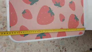 Mesa camping de fresas