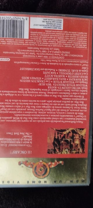 Película VHS Ben-Hur (Español)