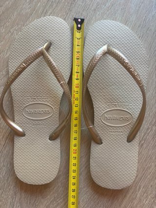 Havaianas Beige Dorado Talla 38