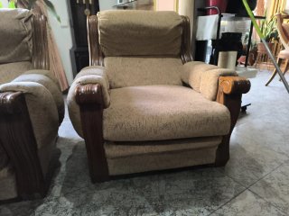 2 Sillones Madera Antiguos para Restaurar