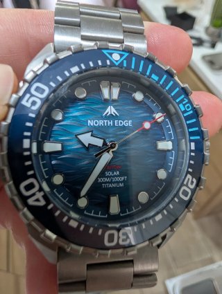 North Edge Triton-Ti Reloj Solar Titanio