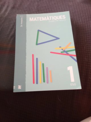 Libros matemáticas en catalán 1ro de la ESO