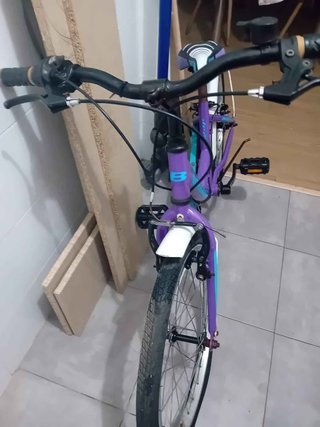 Bicicleta Infantil Morada B-PRO