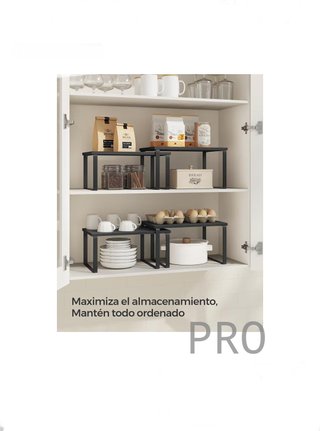 Estante para Especias Negro