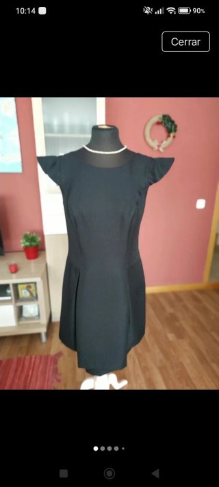 Vestido negro mujer