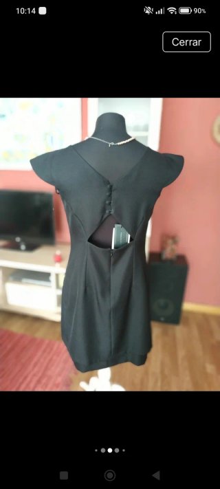 Vestido negro mujer