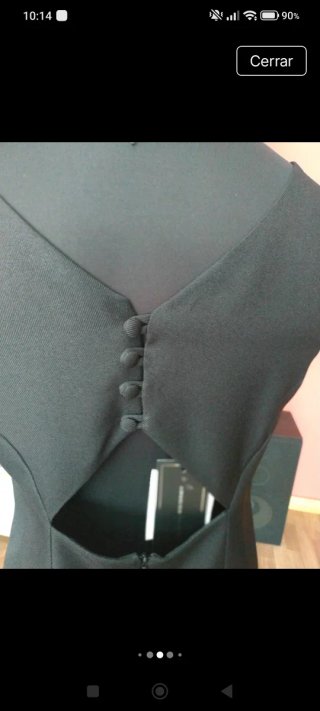 Vestido negro mujer