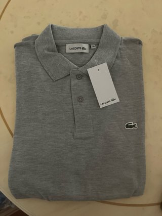 Polo Lacoste Gris Talla XXL