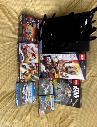 Lote LEGO Star Wars, Marvel, Minecraft, City