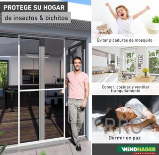 Mosquitera scorrevole con telaio in alluminio - Windhager