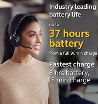 Jabra Evolve2 65 Bluetooth Wireless Headset