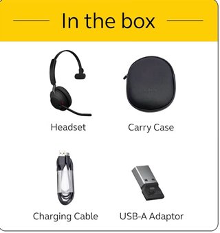 Jabra Evolve2 65 Bluetooth Wireless Headset