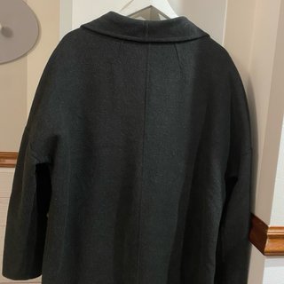 Abrigo Mango Gris Talla M