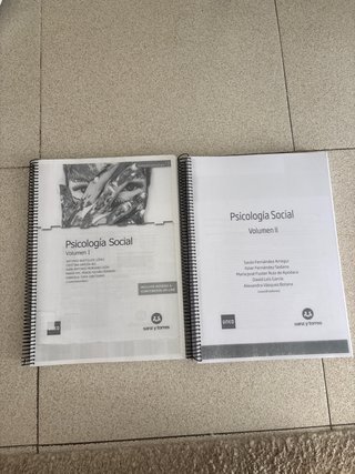 Psicología Social I y II uned