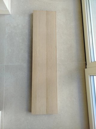 Estantería de roble para pared Dispongo de 2