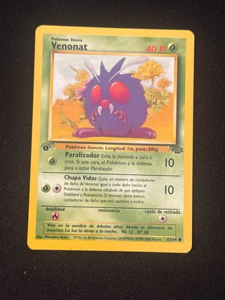 11 Cartas Pokémon Jungle 1ª Edición Español