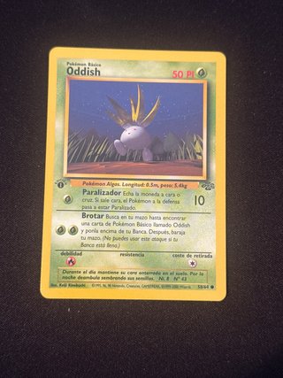 11 Cartas Pokémon Jungle 1ª Edición Español