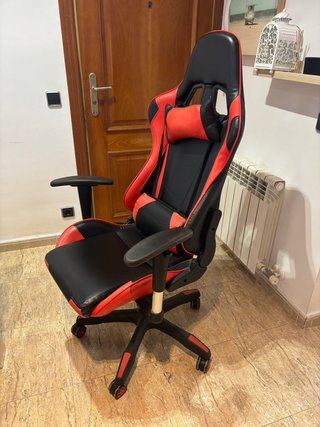 Silla Gamer Negra y Roja