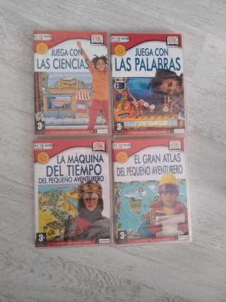 Lote 4 Juegos PC Educativos DK