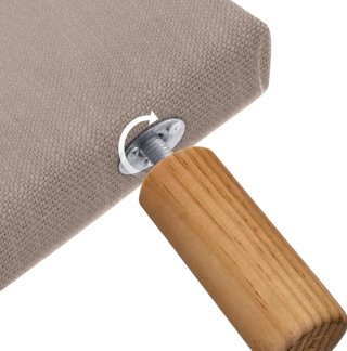 Cabecero 105cm Tela Color Tierra
