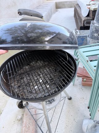 Barbacoa Weber de Carbón Negra