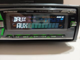 Radio CD Alpine CDA-9884R con BLUETOOTH