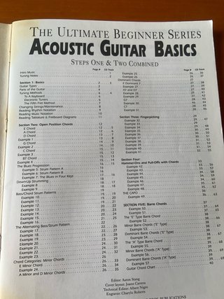 Libro Guitarra Acústica Basics - Principiante