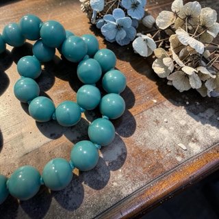 Collana Vetro Veneziano Anni '50 - Blu e Oro