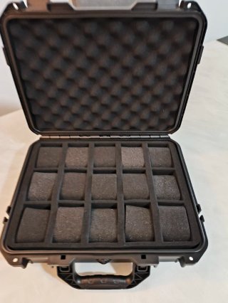 Valigetta porta orologi nera