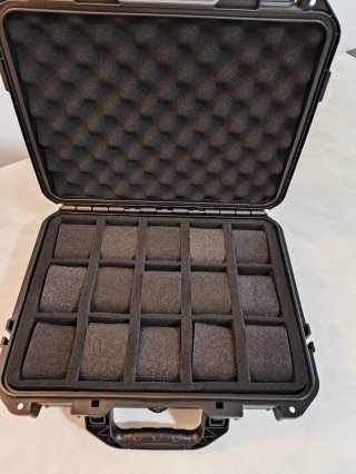 Valigetta porta orologi nera