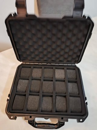 Valigetta porta orologi nera