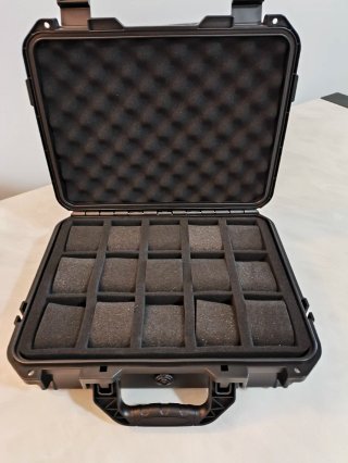 Valigetta porta orologi nera