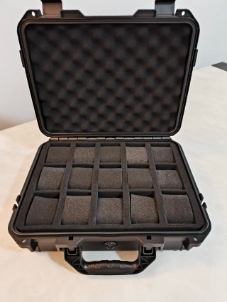 Valigetta porta orologi nera