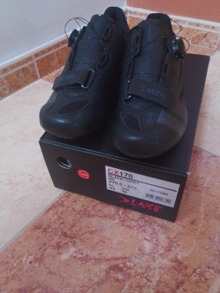 Zapatillas Ciclismo Lake CX176 Talla 43 Nuevas
