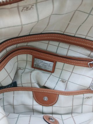 Bolso Ralph Lauren Cuero Auténtico Marrón