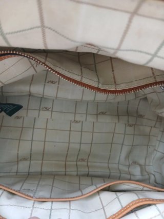 Bolso Ralph Lauren Cuero Auténtico Marrón