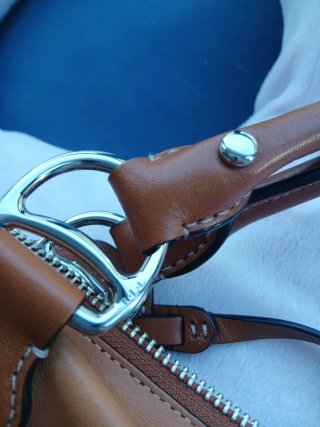 Bolso Ralph Lauren Cuero Auténtico Marrón