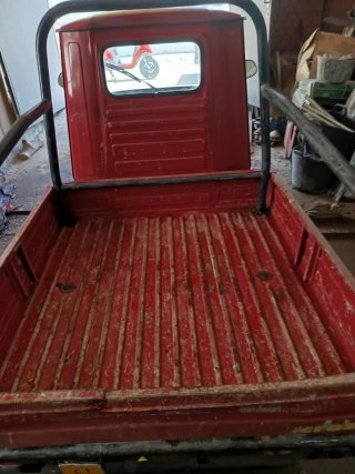 Motocarro Piaggio Ape 50 Triciclo Rojo