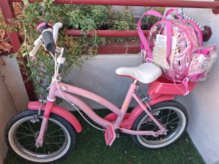 Bicicleta Infantil Rosa Hello Kitty