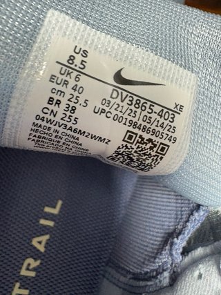 Nike Pegasus Trail 5 Talla 40 color azul NUEVAS