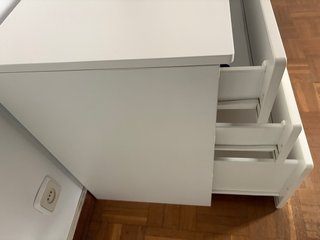 Cómoda IKEA MALM 3 cajones blanca