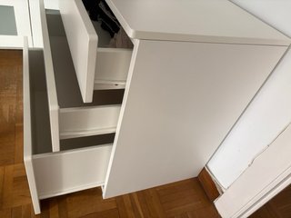 Cómoda IKEA MALM 3 cajones blanca
