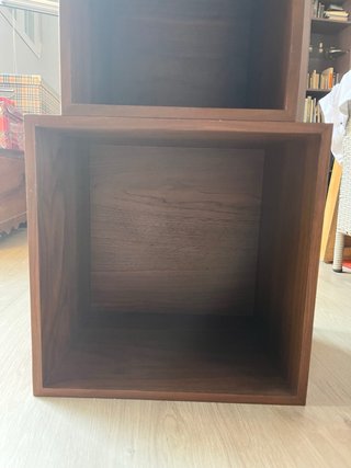 Cubos de madera para almacenaje