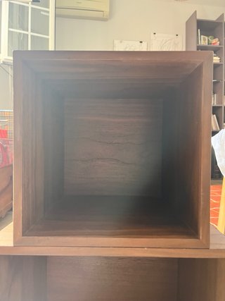 Cubos de madera para almacenaje