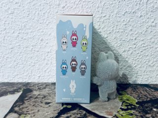 Mini Figura Labubu Monsters Exciting Macaron Gris