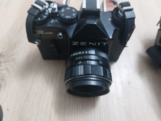 Cámara Zenit 12 XP con objetivo Helios