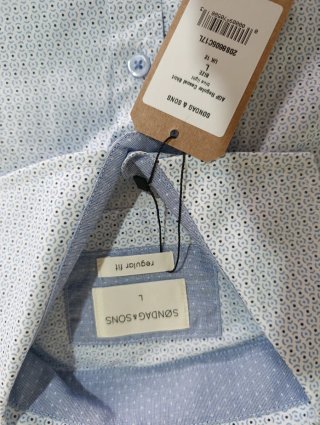 Camisa SØNDAG&SØNS Manga corta  Talla L